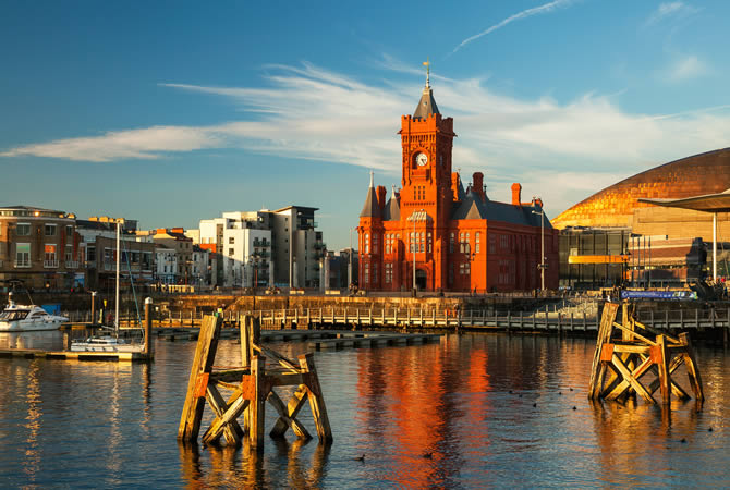 Cardiff Bay in Wales