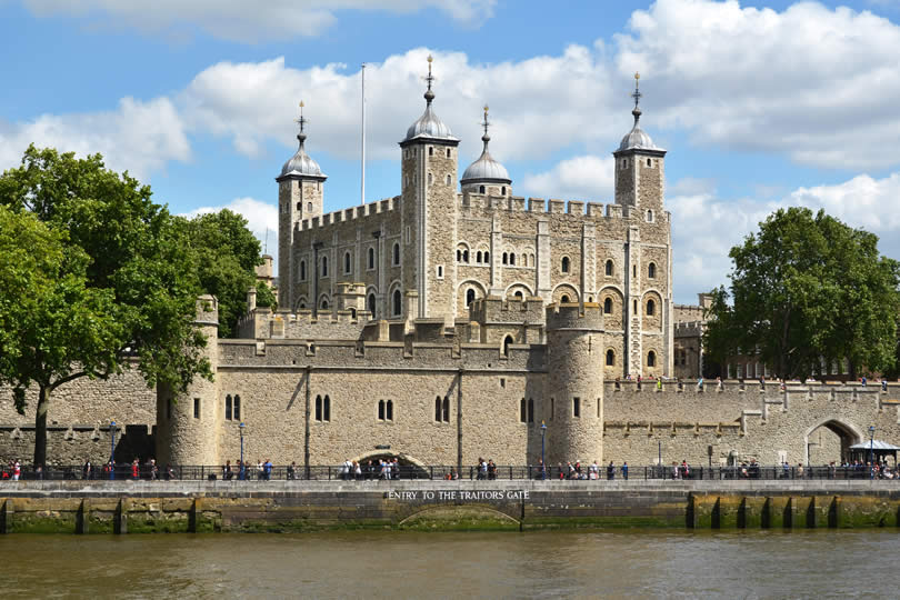 Tower of London outside view