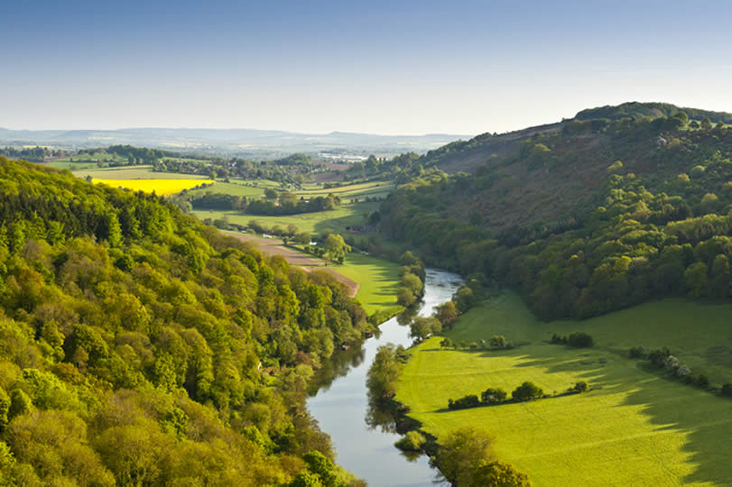 River Wye in England uk