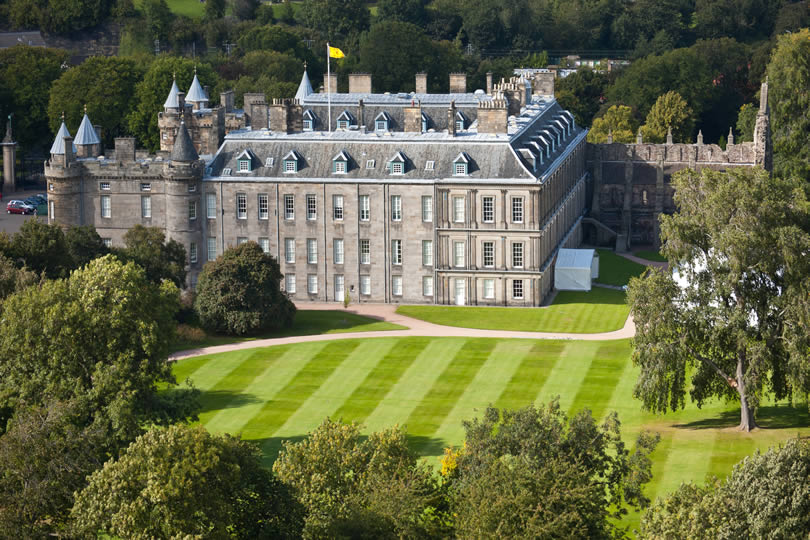 Holyrood Palace near Edinburgh