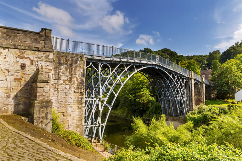 Ironbridge Gorge in Shropshire England