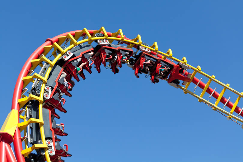 Theme park ride in England