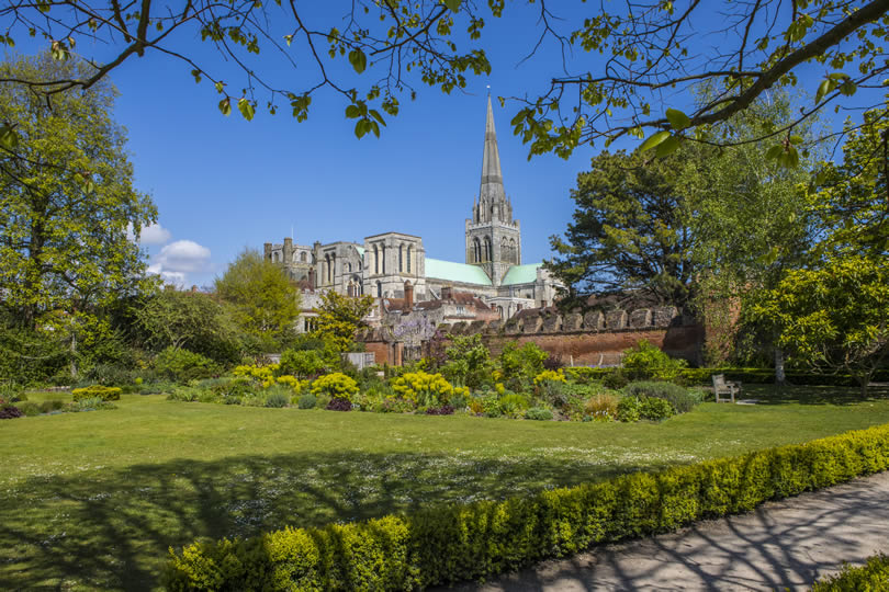 Chichester Cathedral in West Sussex UK