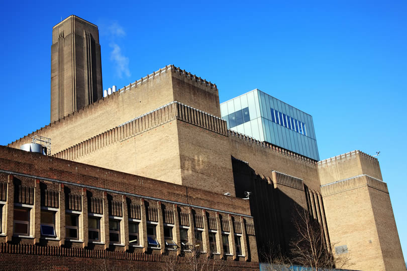 Tate Modern on the South bank of London UK