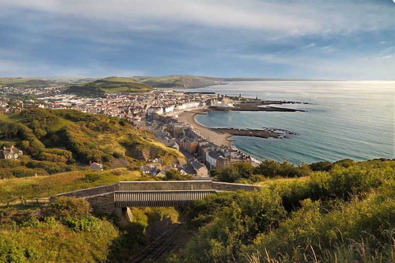 Aberystwyth view from Constitution Hill