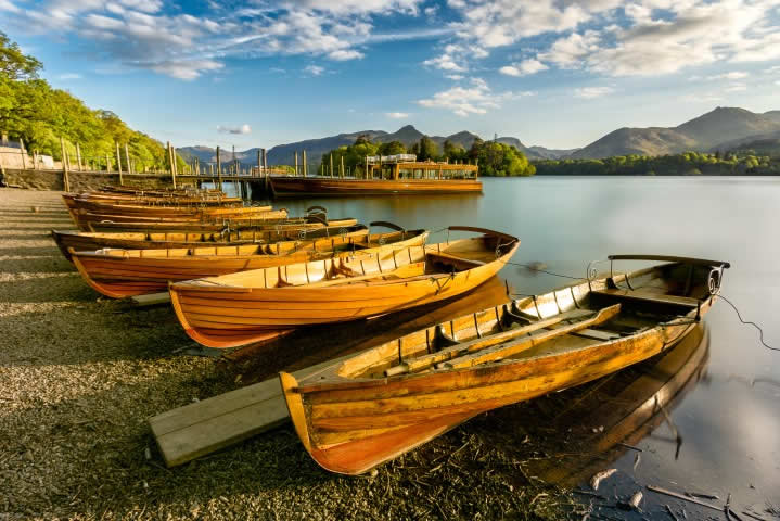 Kewick boats Lake District