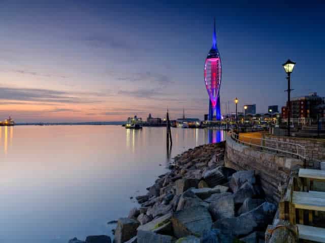 Spinnaker Tower seen from Old Portsmouth